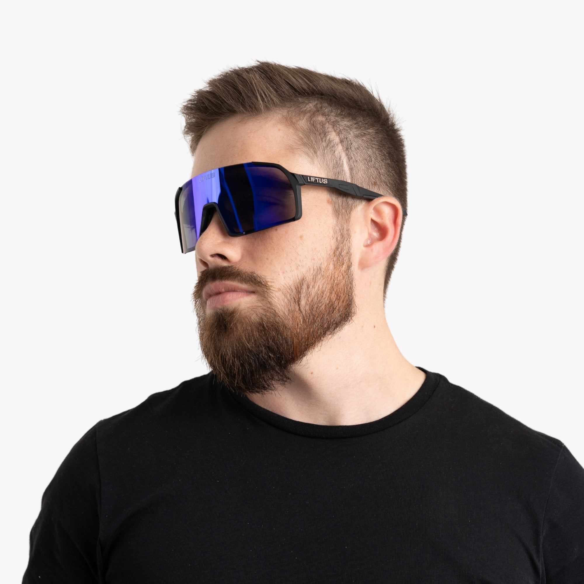 Óculos de Sol Esportivo Liftus Pace - Azul Espelhado | Preto