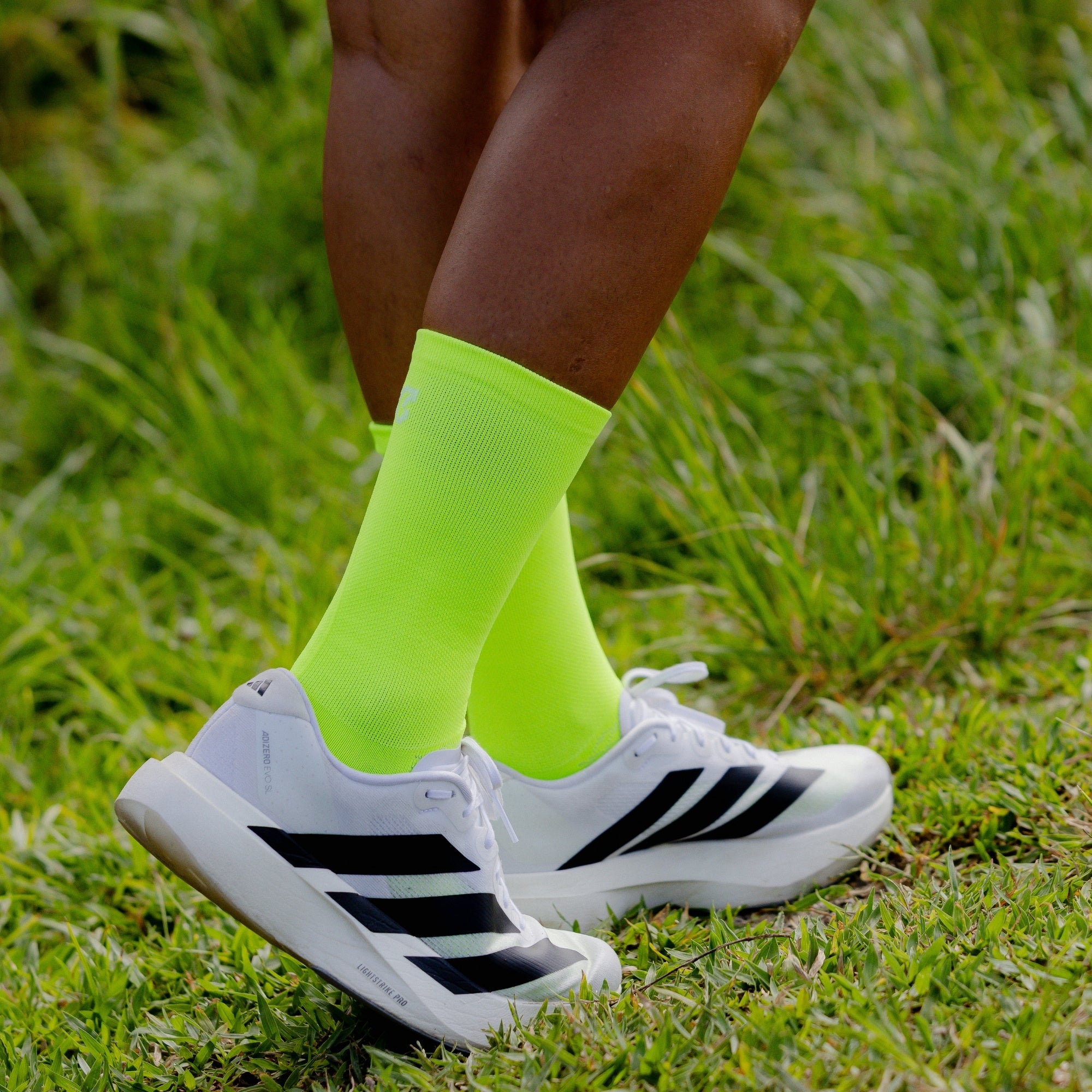 Meia Esportiva Liftus Performance - Cano Alto | Verde Limão