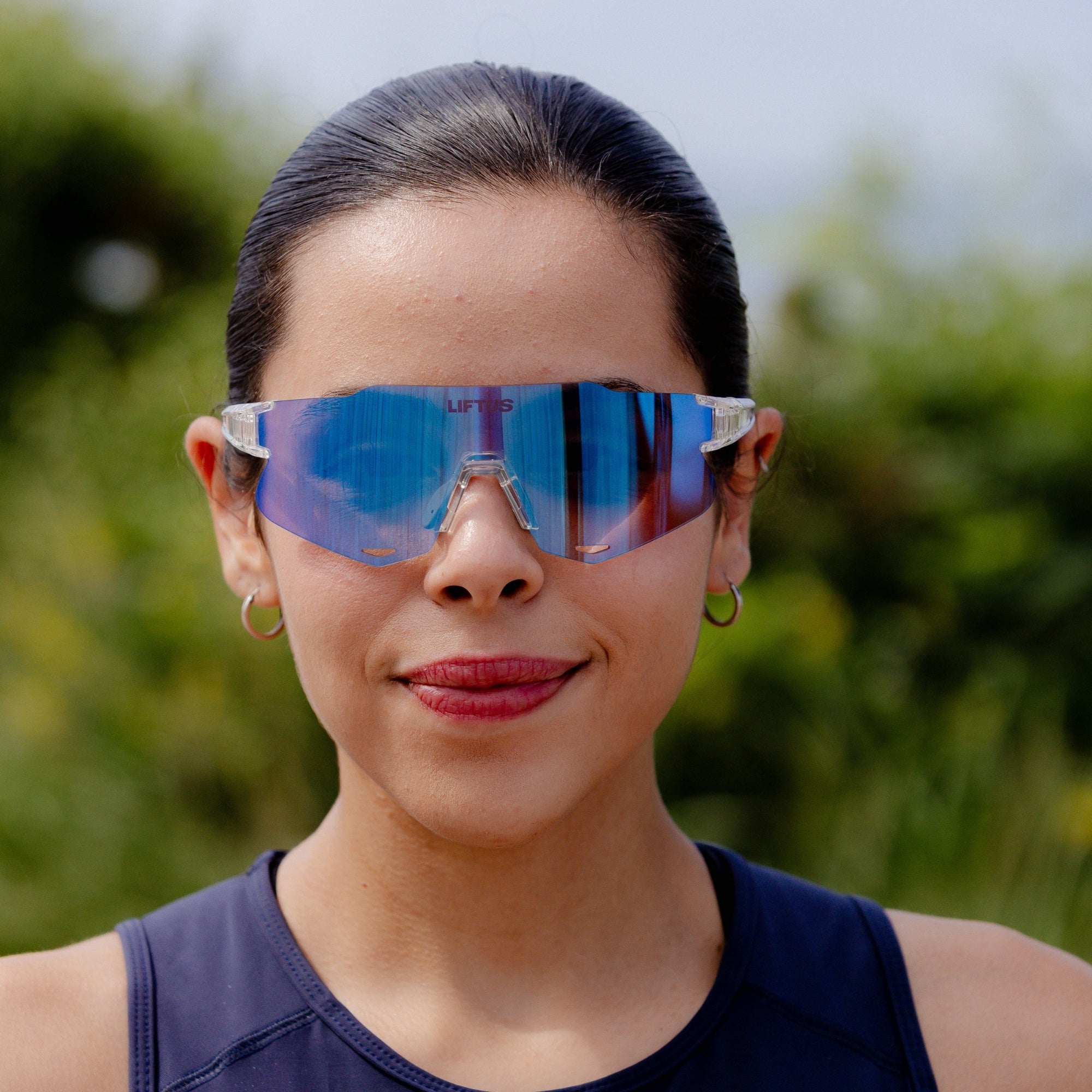 Óculos de Sol Esportivo Liftus Rise - Azul Fotocromático | Transparente