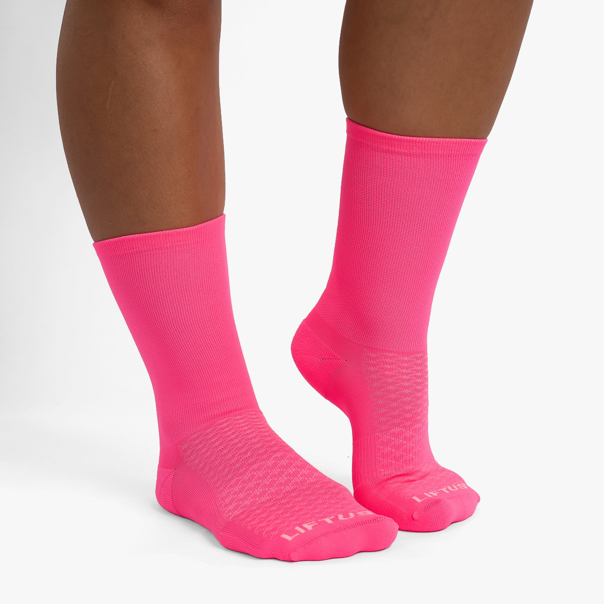 Meia Esportiva Liftus Performance - Cano Alto | Rosa Pink