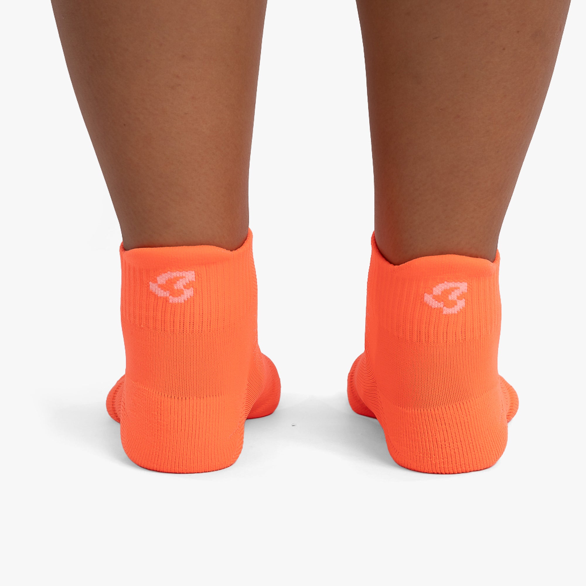 Meia Esportiva Liftus Performance - Cano Curto | Coral Neon