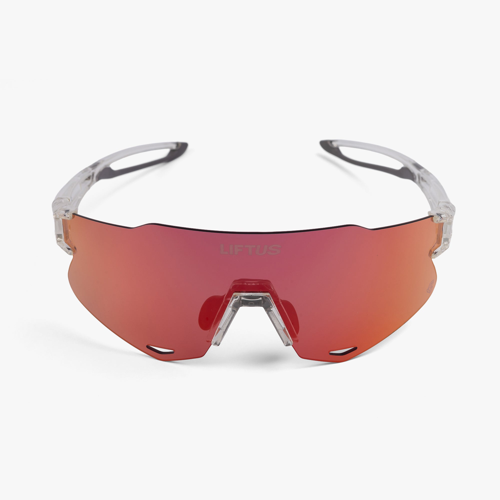 Óculos de Sol Esportivo Liftus Rise - Vermelho e Roxo Espelhado | Transparente