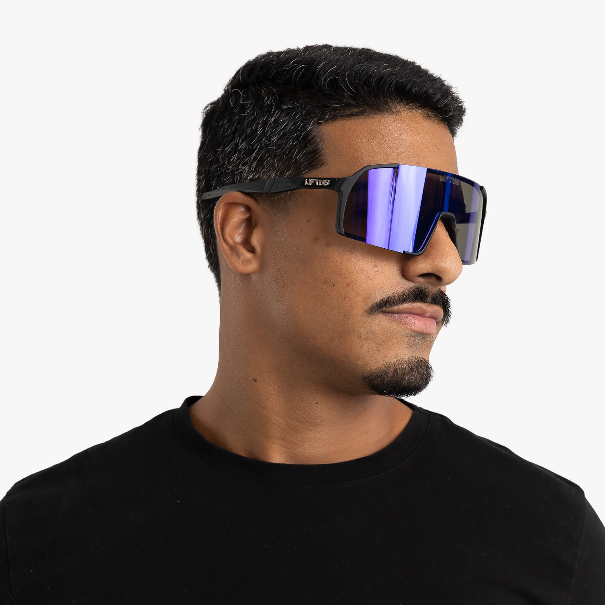 Óculos de Sol Esportivo Liftus Pace - Azul Espelhado | Preto