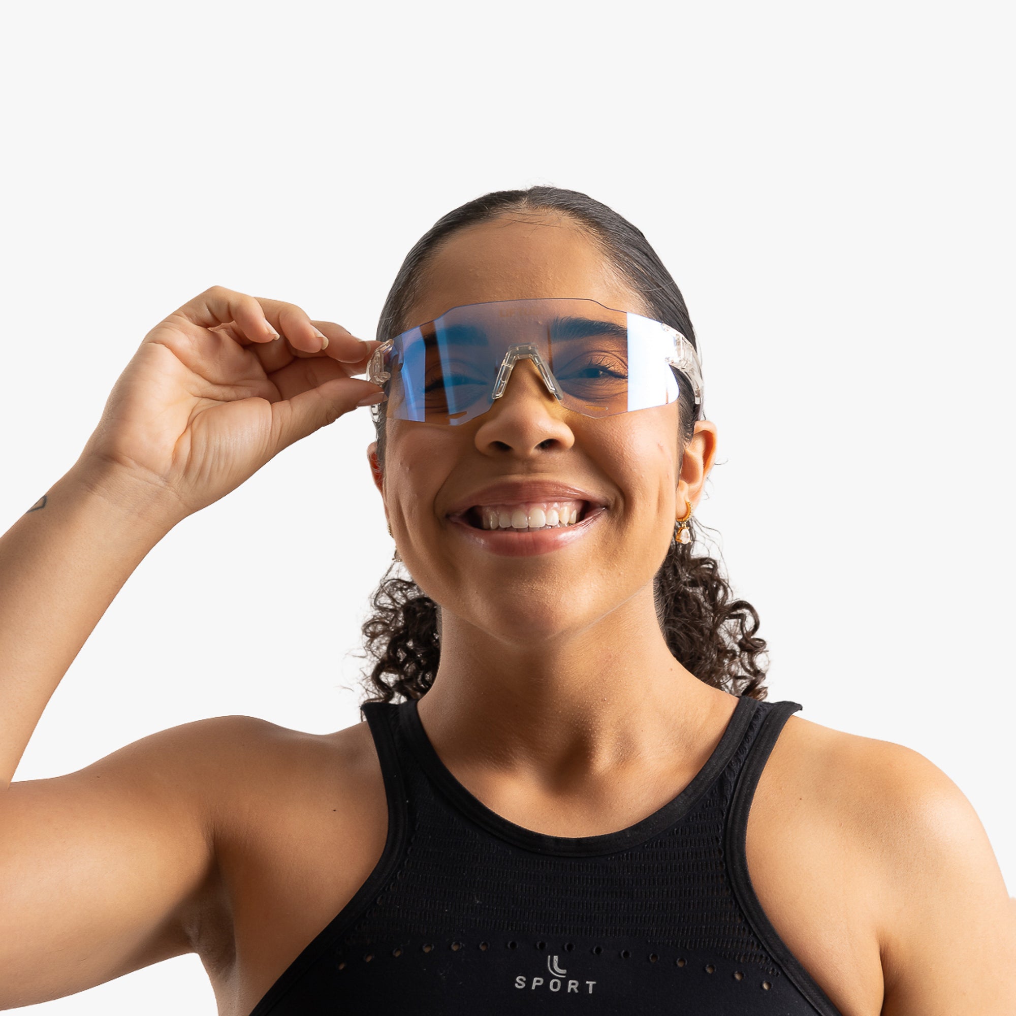 Óculos de Sol Esportivo Liftus Rise - Azul Fotocromático | Transparente