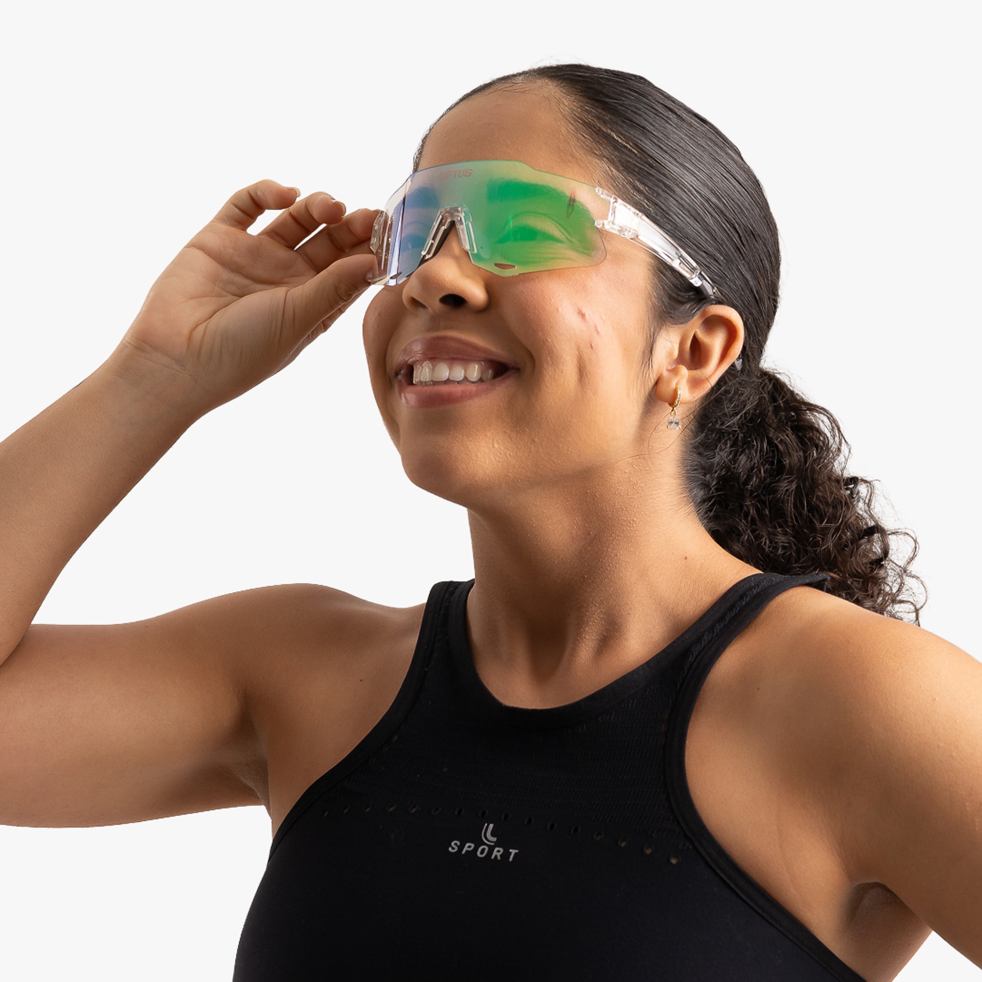 Óculos de Sol Esportivo Liftus Rise - Verde Fotocromático | Transparente