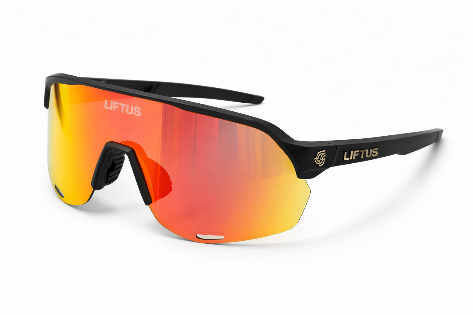 Óculos de Sol Esportivo Liftus Flow - Vermelho Espelhado | Preto
