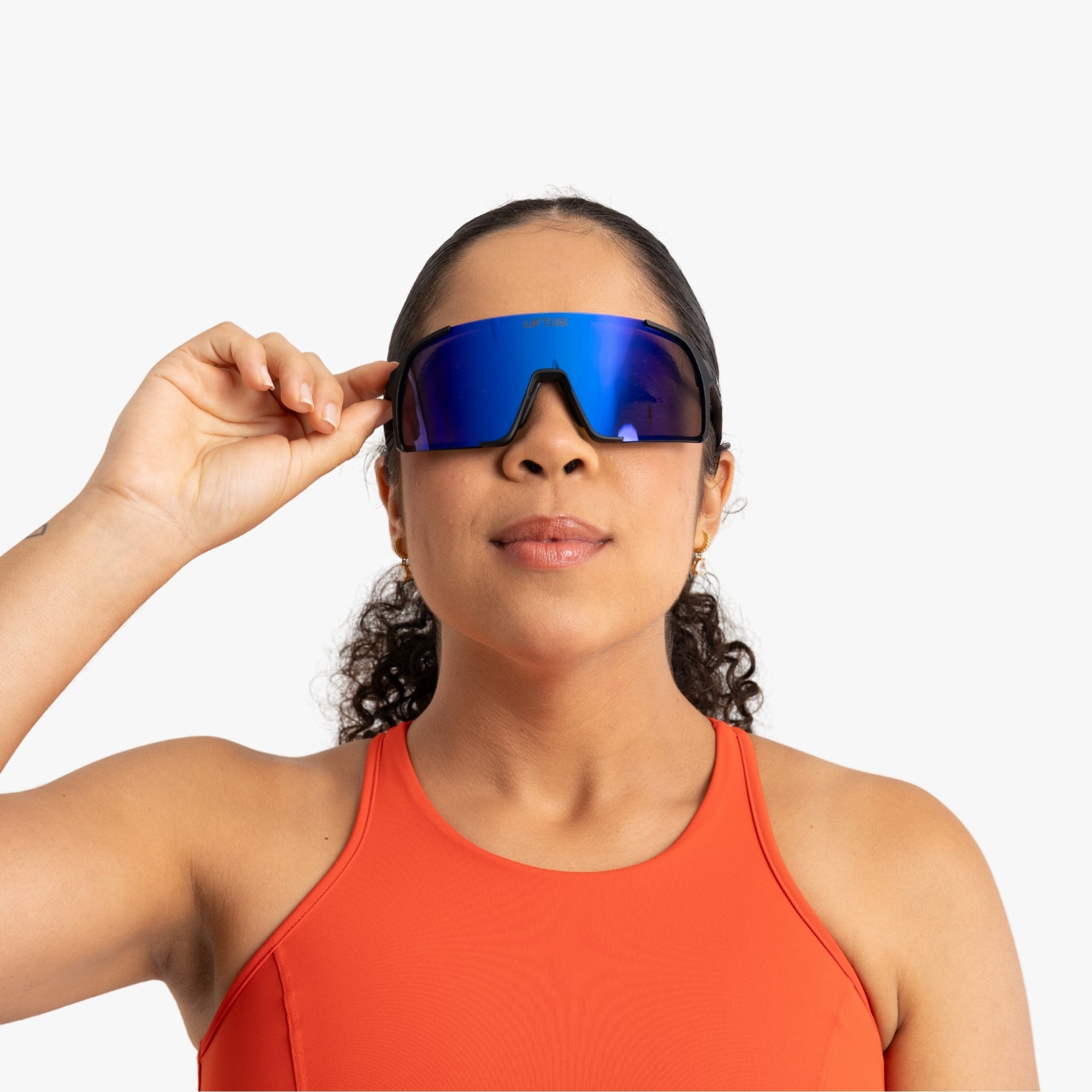 Óculos de Sol Esportivo Liftus Pace - Azul Espelhado | Preto