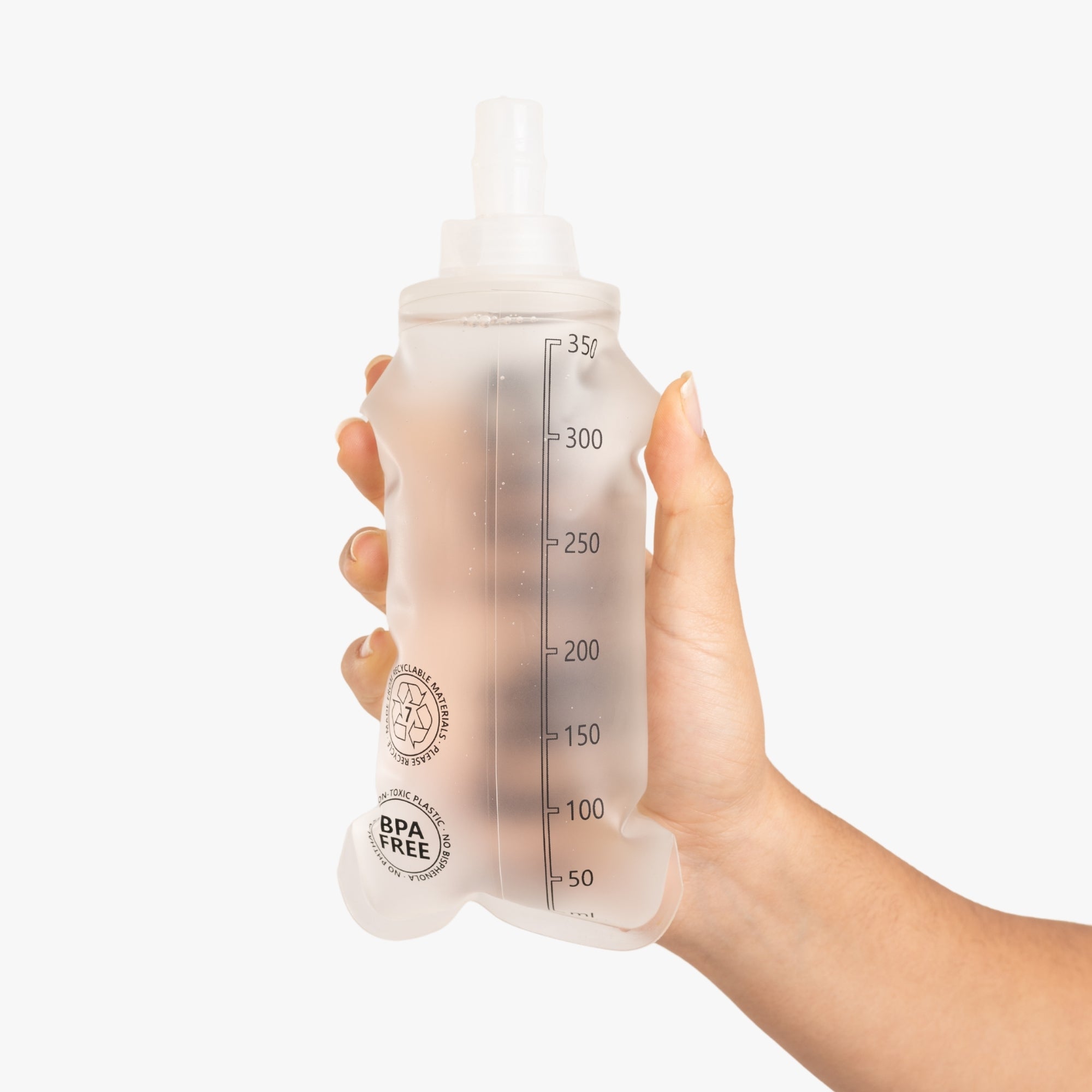 Garrafa Dobrável Liftus Soft Flask 350ml - Branco