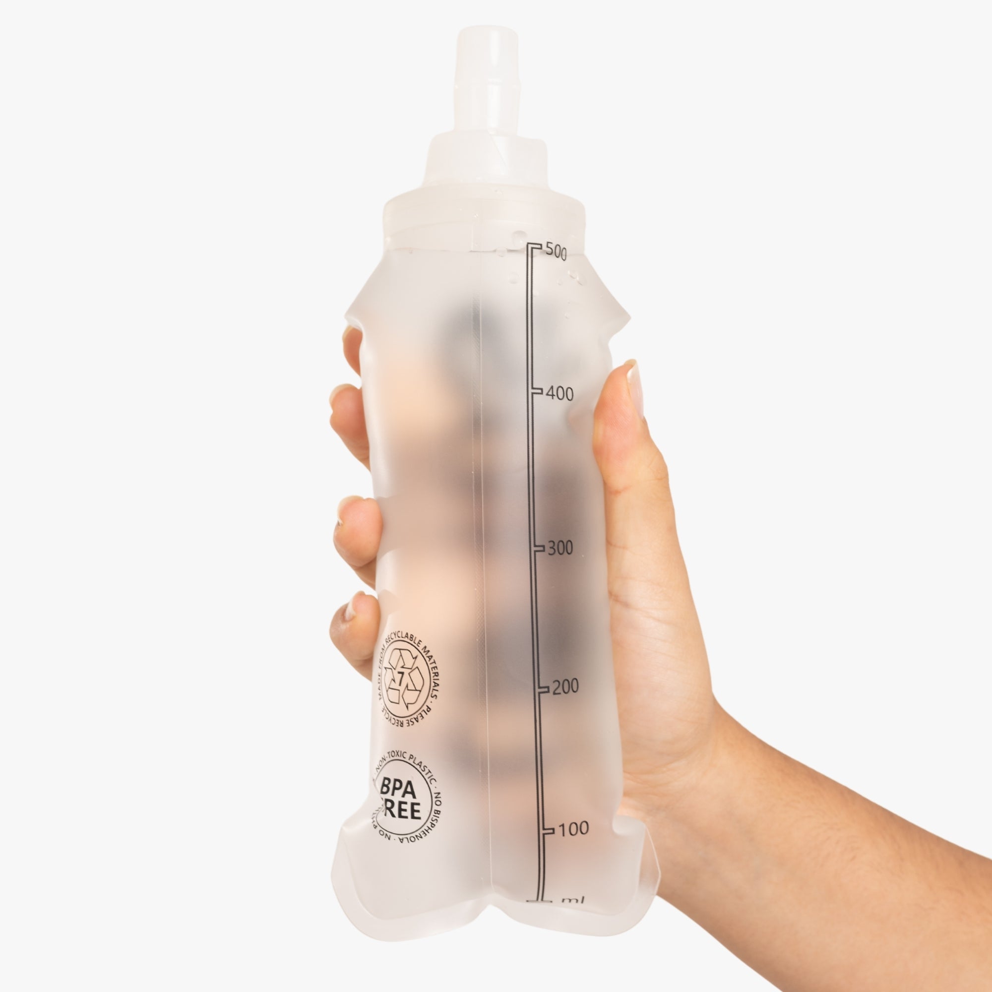 Garrafa Dobrável Liftus Soft Flask 500ml - Branco