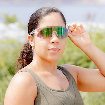 Óculos de Sol Esportivo Liftus Rise - Verde Fotocromático | Transparente