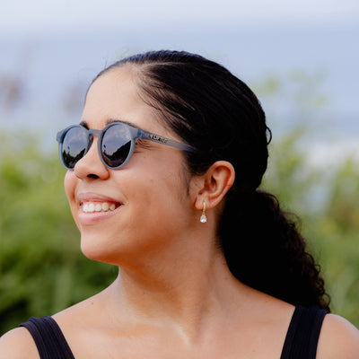 Óculos de Sol Casual Liftus Breeze - Preto | Cinza Transparente