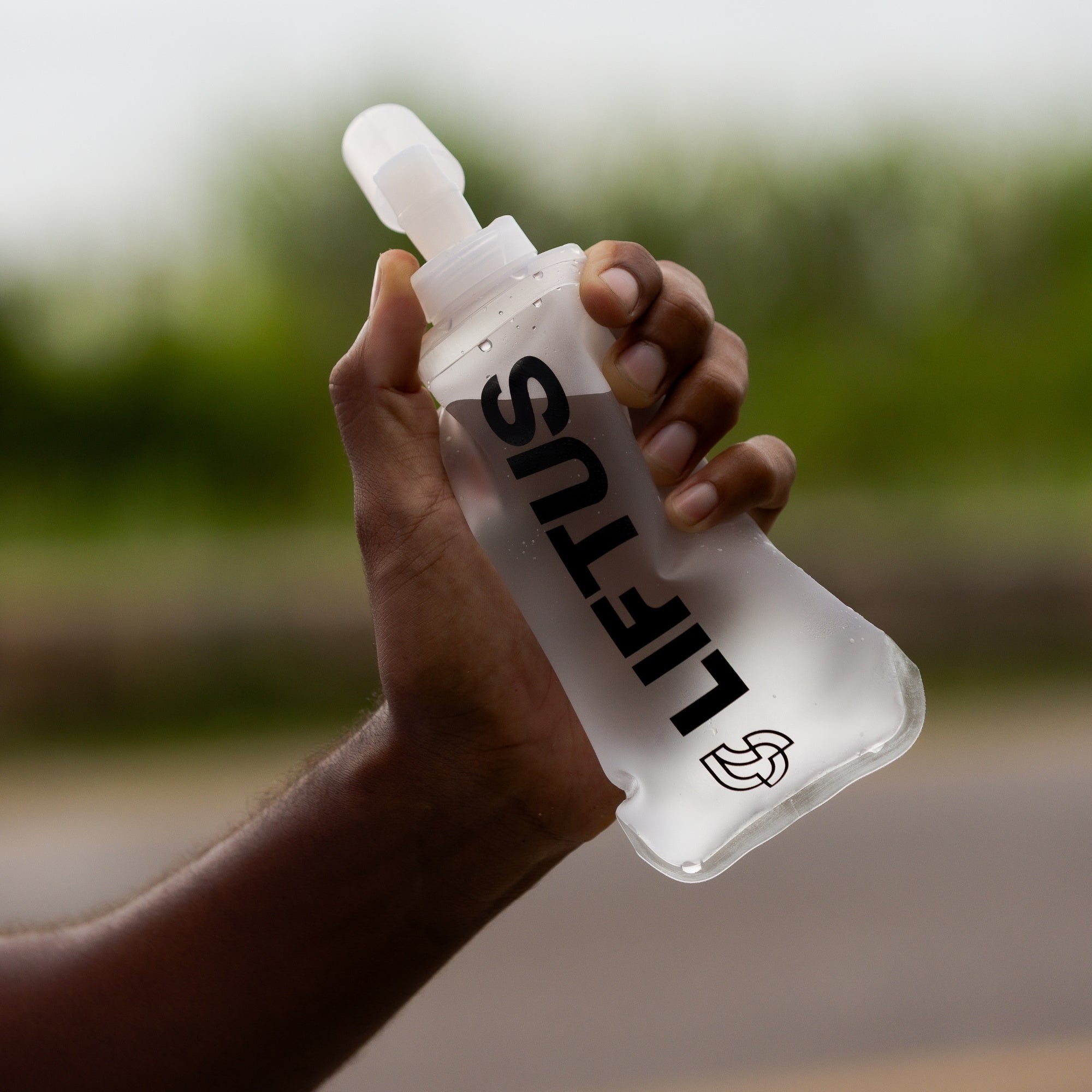 Garrafa Dobrável Liftus Soft Flask 350ml - Branco
