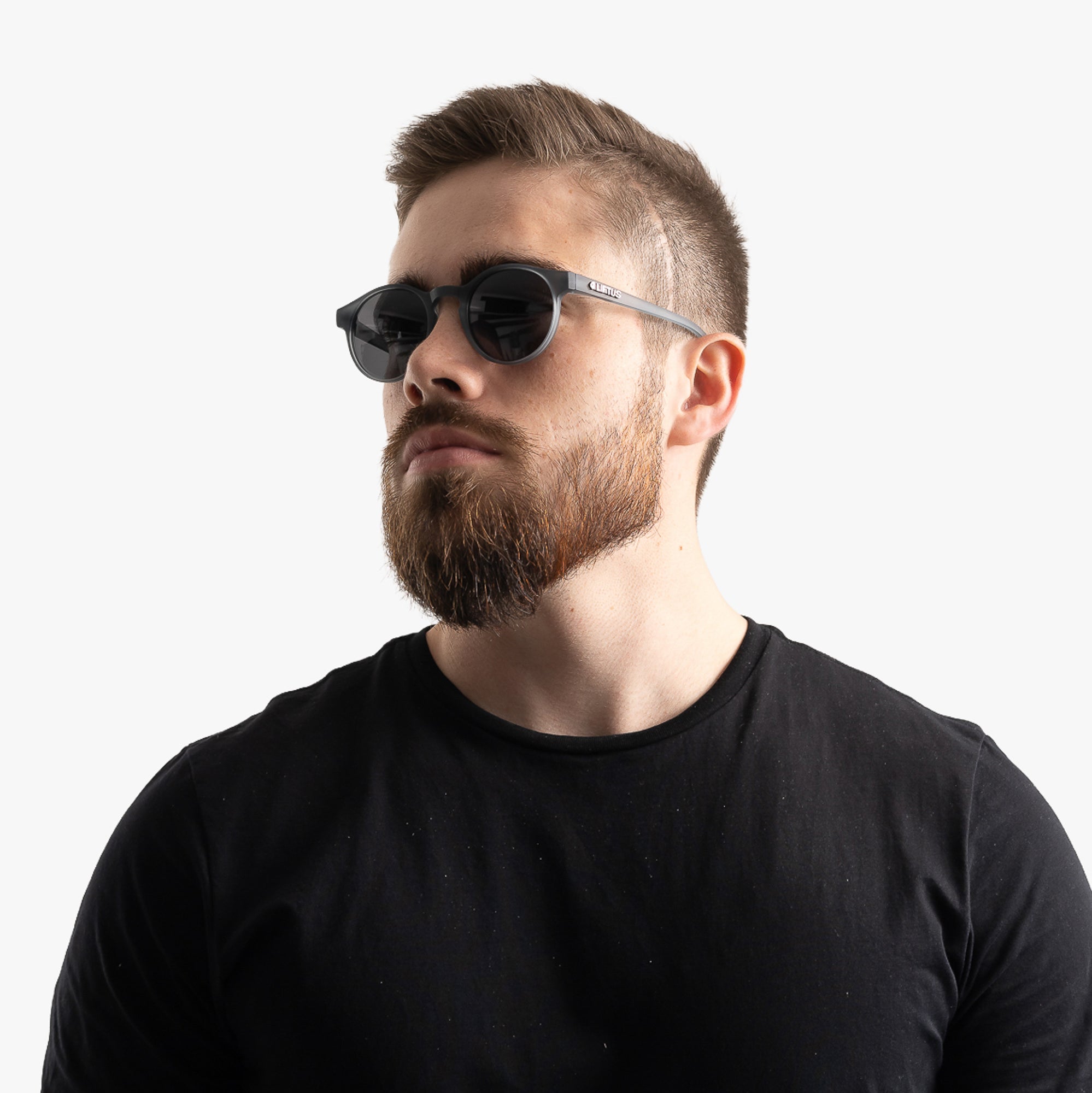 Óculos de Sol Casual Liftus Breeze - Preto | Cinza Transparente