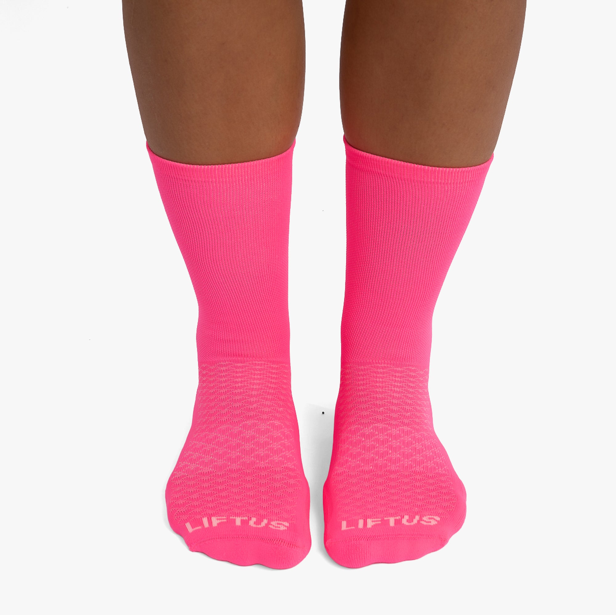 Meia Esportiva Liftus Performance - Cano Alto | Rosa Pink