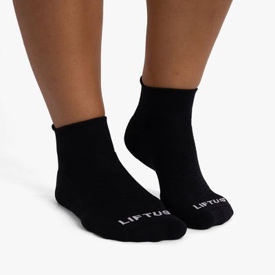 Meia Esportiva Liftus Performance - Cano Curto | Preto