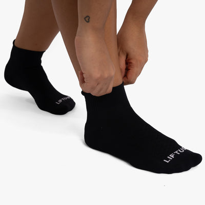 Meia Esportiva Liftus Performance - Cano Curto | Preto