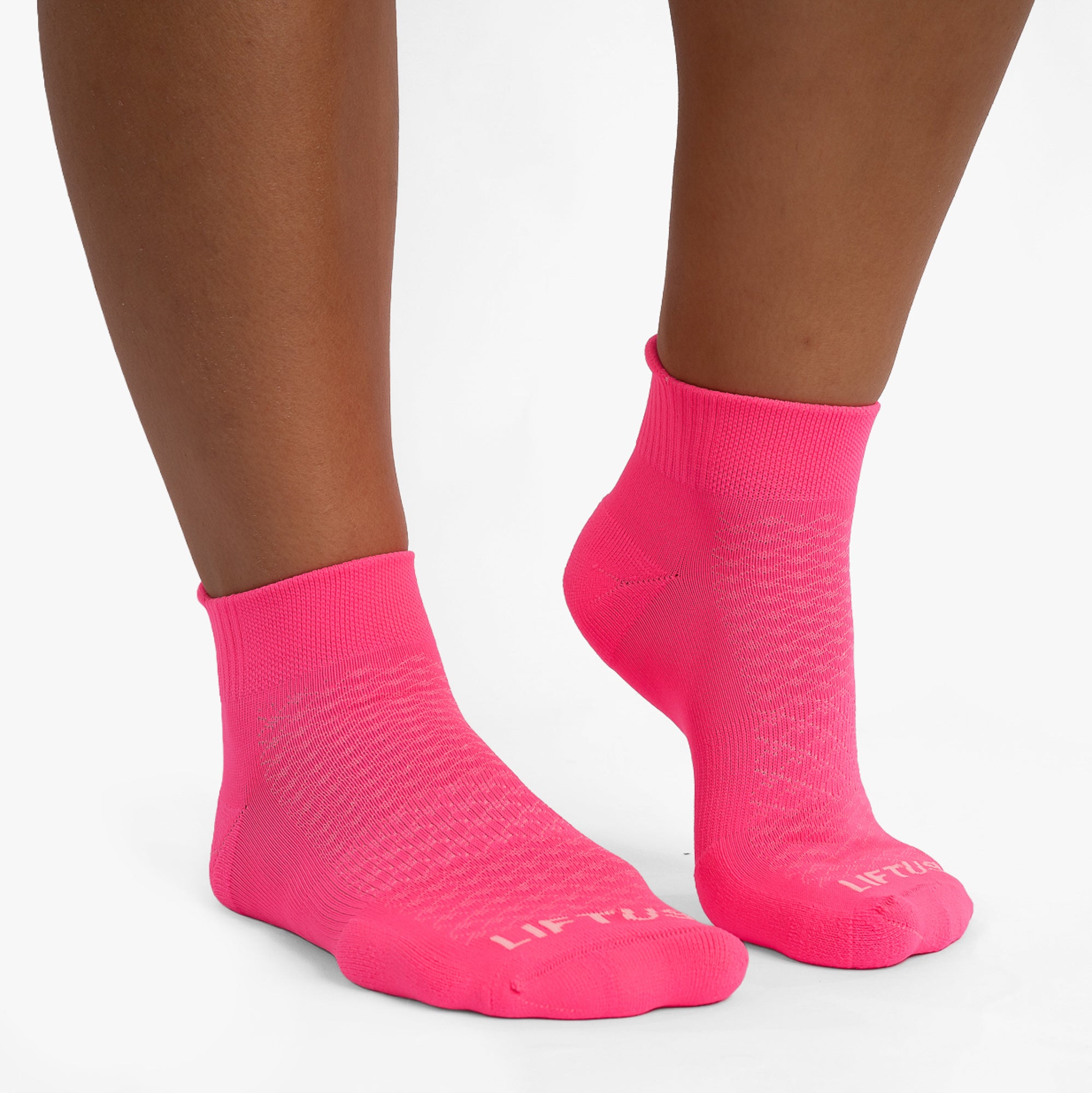 Meia Esportiva Liftus Performance - Cano Curto | Rosa Pink