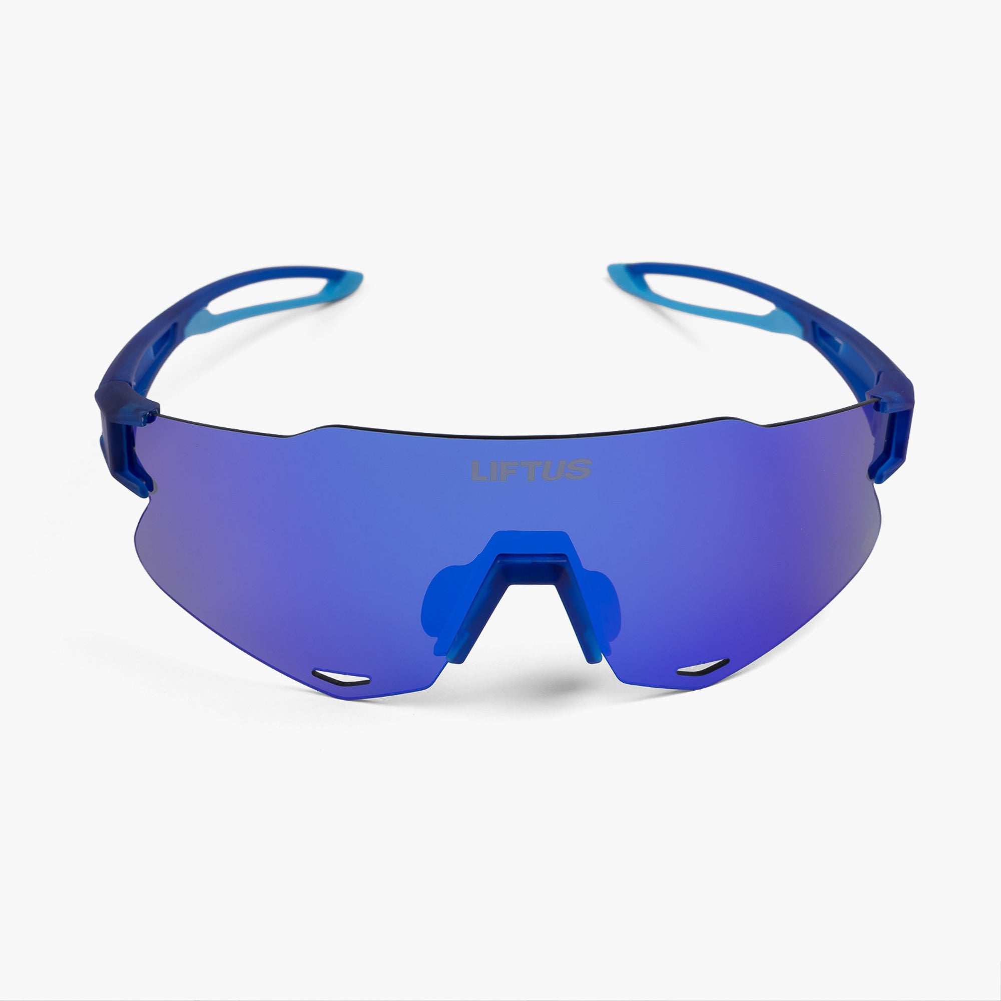 Óculos de Sol Esportivo Liftus Rise - Azul Espelhado | Azul Transparente