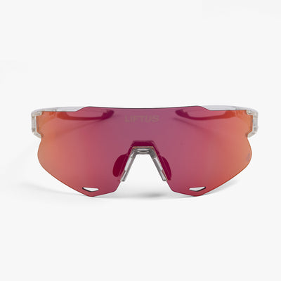Óculos de Sol Esportivo Liftus Rise - Vermelho e Roxo Espelhado | Transparente