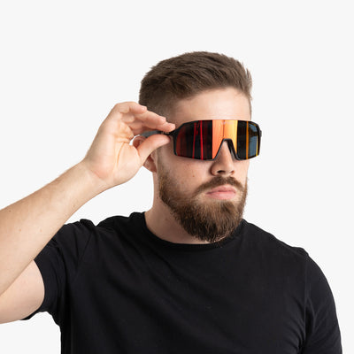 Óculos de Sol Esportivo Liftus Pace - Vermelho Espelhado | Preto
