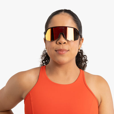 Óculos de Sol Esportivo Liftus Flow - Vermelho Espelhado | Preto