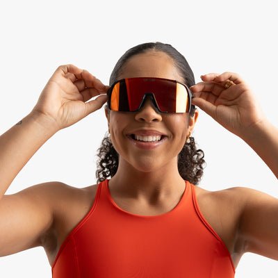 Óculos de Sol Esportivo Liftus Pace - Vermelho Espelhado | Preto