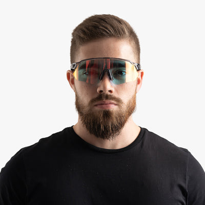 Óculos de Sol Esportivo Liftus Core - Vermelho Fotocromático | Cinza Transparente
