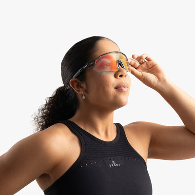 Óculos de Sol Esportivo Liftus Core - Vermelho Fotocromático | Cinza Transparente