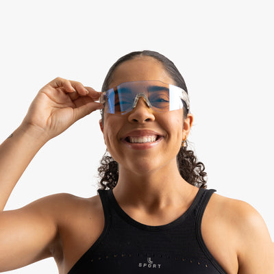 Óculos de Sol Esportivo Liftus Rise - Azul Fotocromático | Transparente