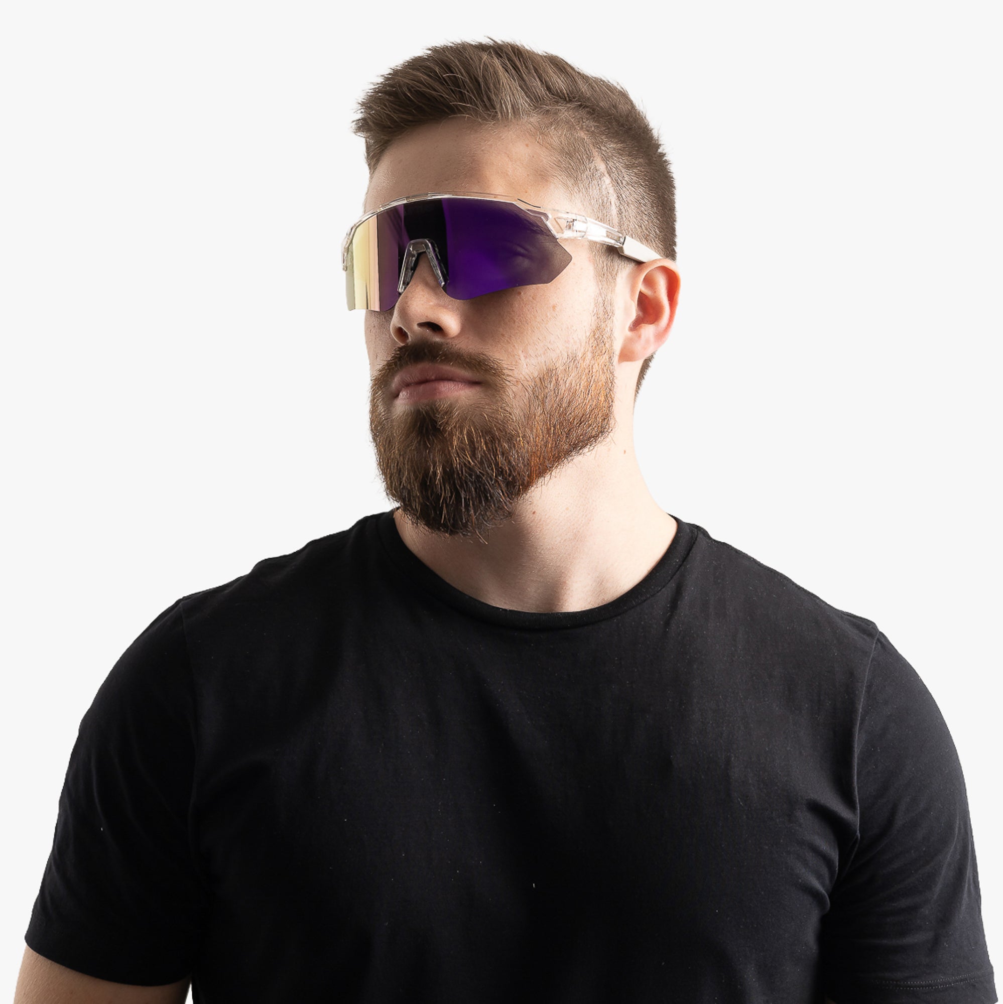 Óculos de Sol Esportivo Liftus Core - Roxo Espelhado | Transparente