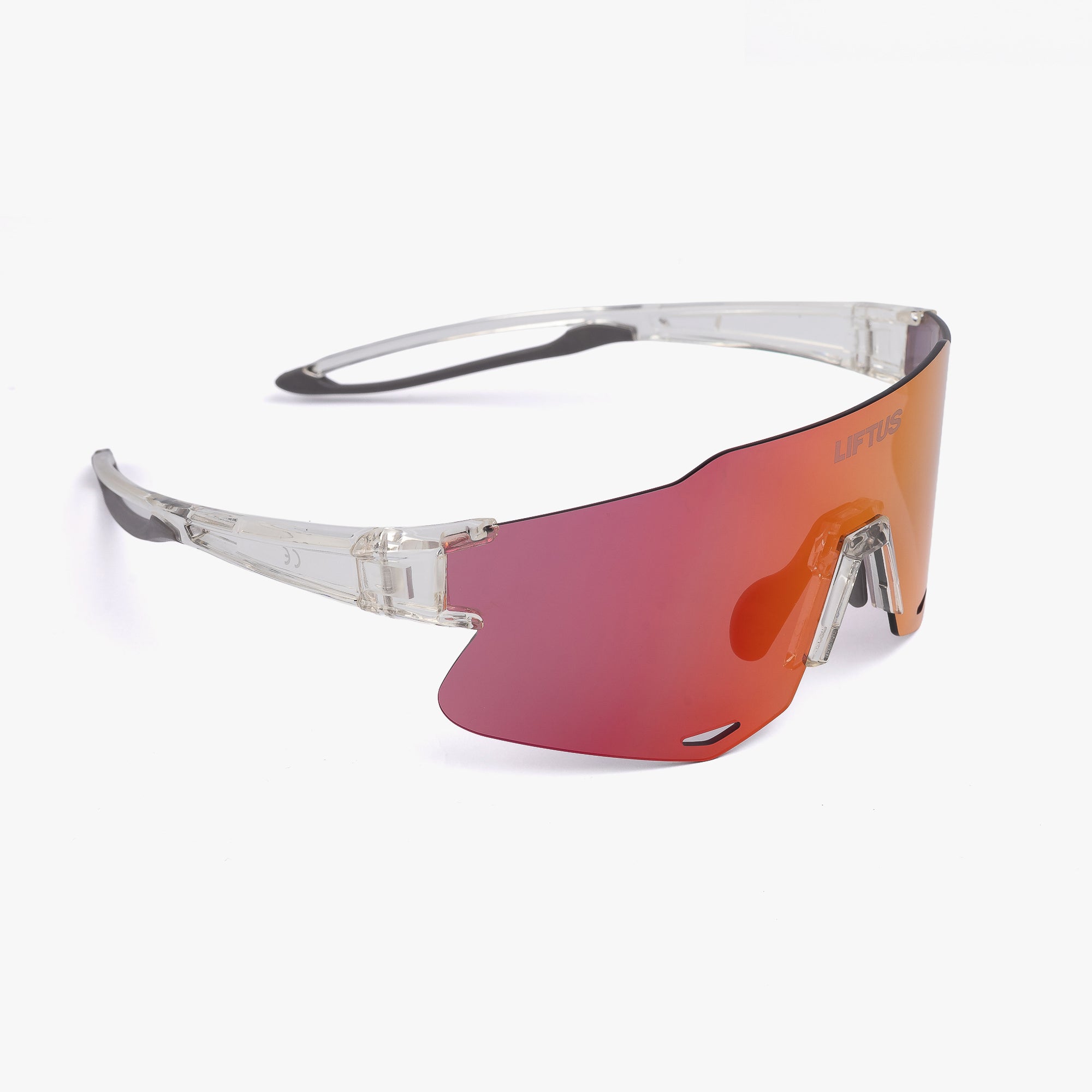 Óculos de Sol Esportivo Liftus Rise - Vermelho e Roxo Espelhado | Transparente